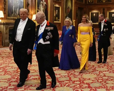 Royals Deploy Grand Welcome Amid Demonstrations; Kimmel Taken Off Air Over Kirk Remarks